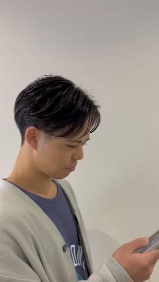 メンテナンスカット!
襟足刈り上げて毛量調整!