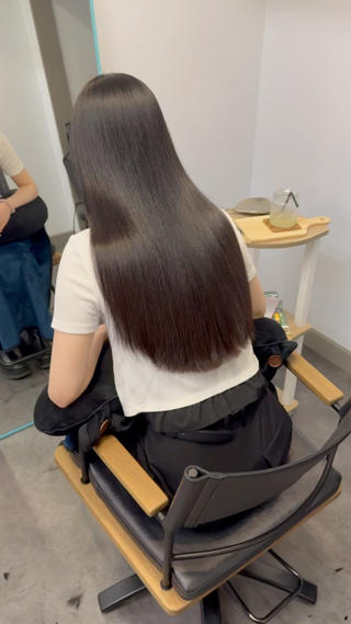 韓国アイドルのような艶髪に 