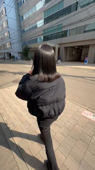 セミロング SOAR所属・【髪質改善・コテ巻き パーマ】　長浜千紘のヘアスタイル