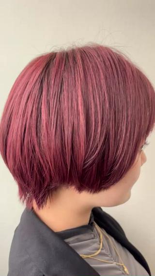 ショート カラー 脇田 光樹のヘアスタイル