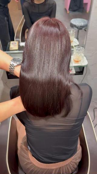 ミディアム カラー NEOSALON Blast所属・デザイン/美髪カラー 艶職人/福井SHUNのヘアスタイル