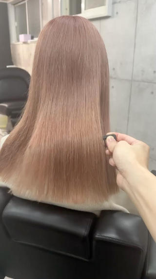 ロング カラー CALAMARI所属・【渋谷で人気】艶髪× 髪質改善/ツヤカラーのヘアスタイル