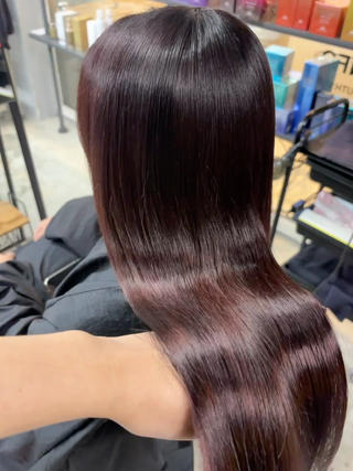 セミロング 透明感カラー🫧 Rico💗空き🈶のヘアスタイル