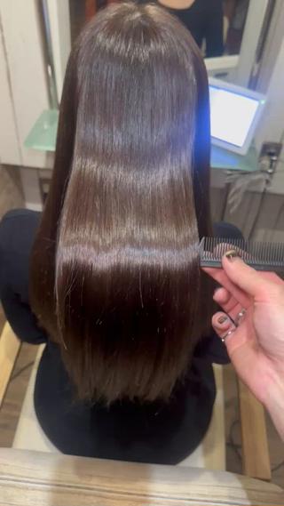 ロング カラー ヘアアレンジ MiU所属・韓国×髪質改善×美髪 縮毛矯正×レイヤーのヘアスタイル