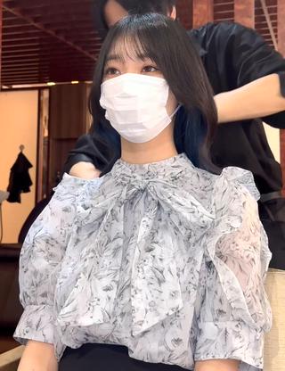 ロング カラー ヘアアレンジ MiU所属・韓国×髪質改善×美髪 縮毛矯正×レイヤーのヘアスタイル