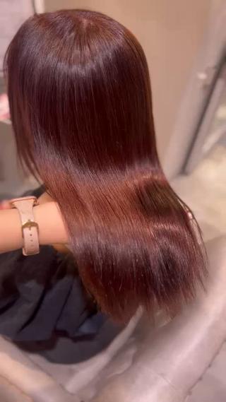 セミロング カラー 🤍ふんわりアイドル カラー🎀Rio🪽のヘアスタイル