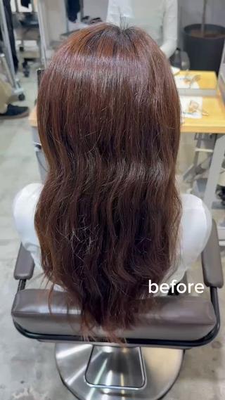 ロング 🎀縮毛矯正／メンズ パーマ🌀／りんのヘアスタイル