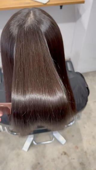 ロング Ceaven 溝の口【セヴン】所属・ツヤツヤ縮毛矯正 men'sカット小山のヘアスタイル