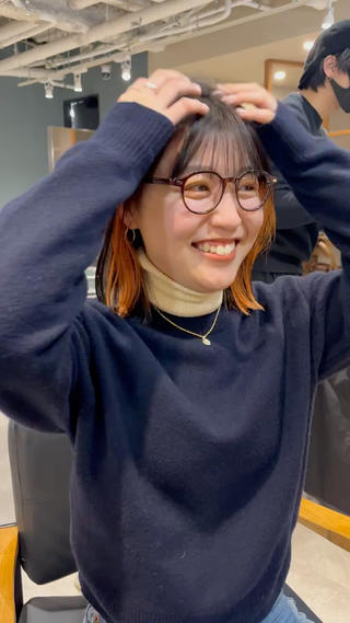 ミディアム カラー 【代表】 辻龍樹のヘアスタイル