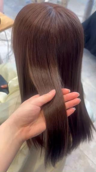 ワンカラーにうるうるトリートメントでお仕上げしました