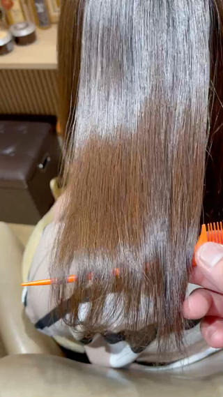 ミディアム カラー 髪質改善　field チカモリ　ヒカルのヘアスタイル