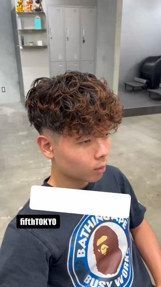 ショート パーマ メンズ fifth TOKYO所属・fifth　石垣 海音のヘアスタイル