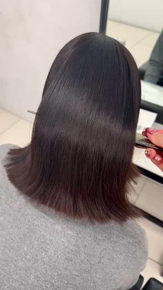 セミロング AOl所属・🫧艶髪🪽 Karinのヘアスタイル
