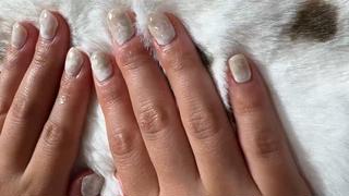 グレージュ♡カフェラテネイル 