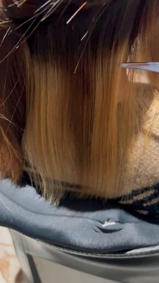 ミディアム être所属・丸山 寛のヘアスタイル