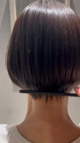 細毛軟毛のエイジング毛、3週間に1回セルフカラーで白髪染めされてる方に自然な丸みの縮毛矯正︎
仕上げは乾かしただけです。