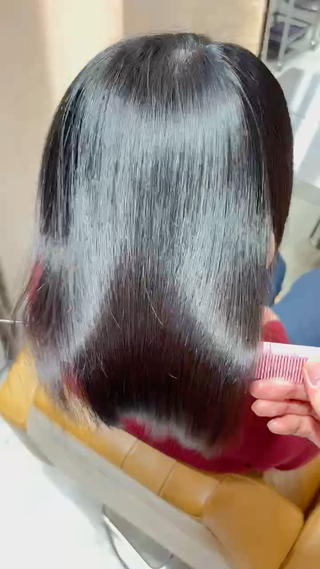 ミディアム カラー パーマ 銀座/韓国レイヤー髪 質改善/RYUのヘアスタイル