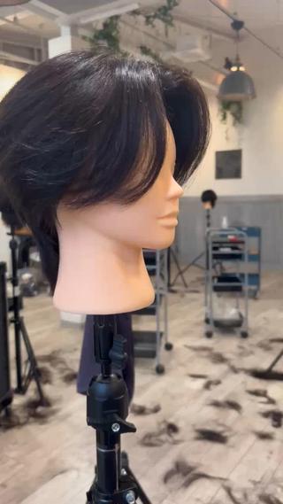 ミディアム パーマ 小川 優のヘアスタイル