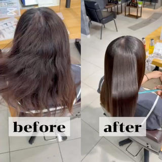 ロング 🪼かえで🪼臼井 髪質改善/縮毛矯正のヘアスタイル