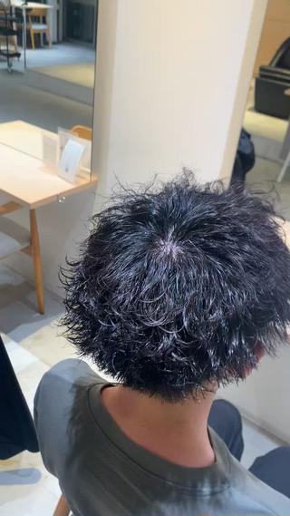 ノーセット波巻きパーマになります！ 