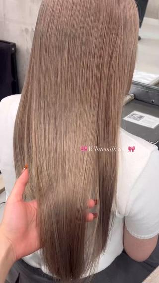 ロング カラー 🎨𖥔ׁTOMO♡ 🎀ゆるふわガーリーのヘアスタイル