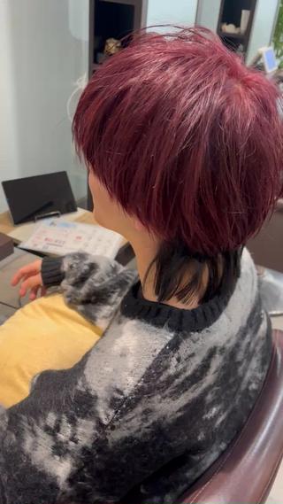 カラー 🐺YuTo🐺カラ ーリスト/Aujuaのヘアスタイル