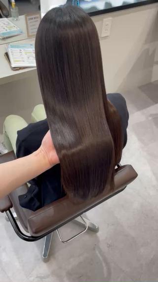 ロング 梅田髪質改善 韓国カット/星野綾哉のヘアスタイル