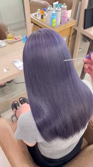 セミロング カラー ショウタロウ🌟 タニサキのヘアスタイル