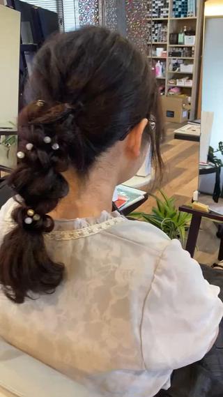 セミロング 中野 紹江のヘアスタイル