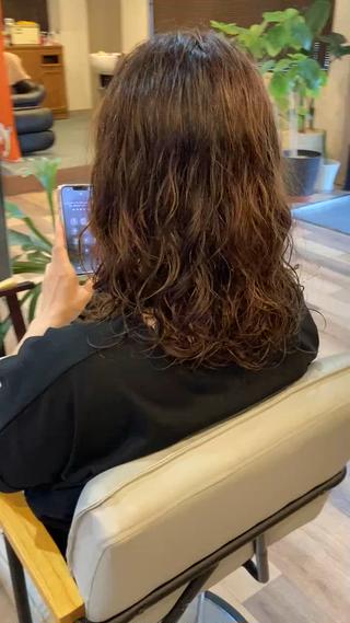 セミロング 中野 紹江のヘアスタイル