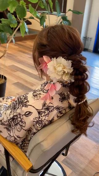 ロング 中野 紹江のヘアスタイル