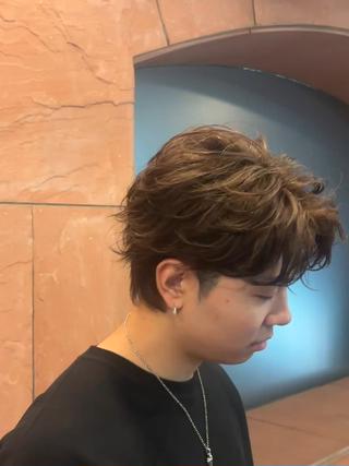 ショート カラー パーマ ✂️メンズ特化✂️ 神田のヘアスタイル