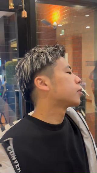 ショート カラー パーマ ✂️メンズ特化✂️ 神田のヘアスタイル