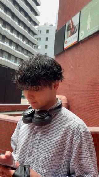 ショート カラー パーマ ✂️メンズ特化✂️ 神田のヘアスタイル