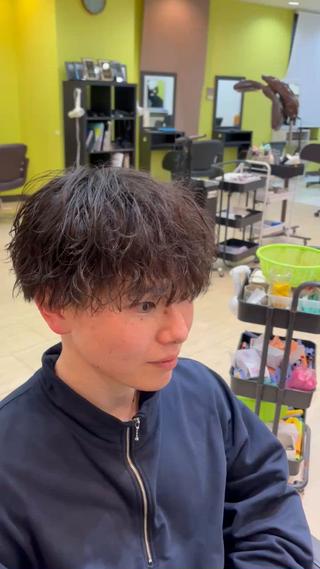 ショート カラー パーマ ✂️メンズ特化✂️ 神田のヘアスタイル