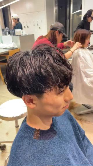 パーマ メンズ fifth天神大名Ⅱ所属・fifth天神 パーマ特化/石橋航海のヘアスタイル