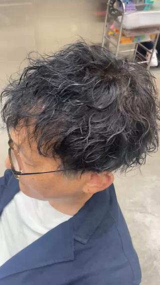 パーマ メンズ fifth天神大名Ⅱ所属・fifth天神 パーマ特化 石橋航海のヘアスタイル