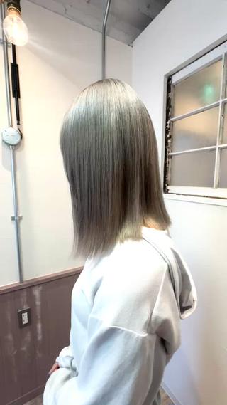 ミディアム カラー 矢場町/ダブルカラー /レイヤー/アリサのヘアスタイル