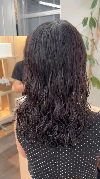 ロング パーマ かどたはるな レイヤー/パーマのヘアスタイル