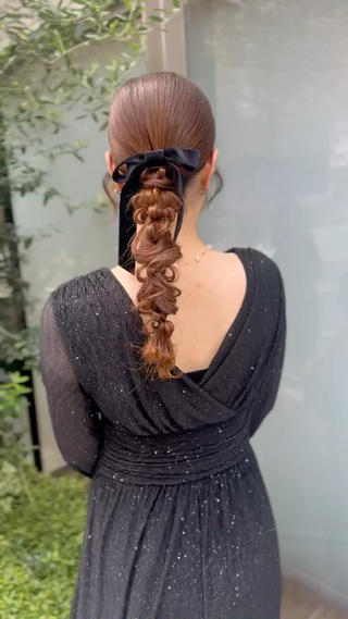 タイトな編みおろしアレンジ！ 