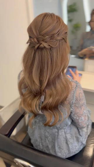 ヘアアレンジ marleeヘアセット&シャンプーブロー専門店所属・ヘアセット専門 🫧ARIANAのヘアスタイル