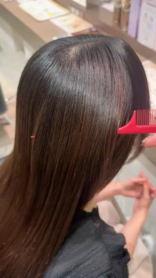 トリートメントでしっとりツヤツヤ仕上げ