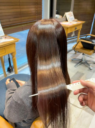 セミロング カラー モデル募集中🐈‍⬛ 南隆之輔のヘアスタイル