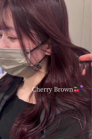 ロング カラー 透明感|ストレート| クロスパーマ|はるかのヘアスタイル