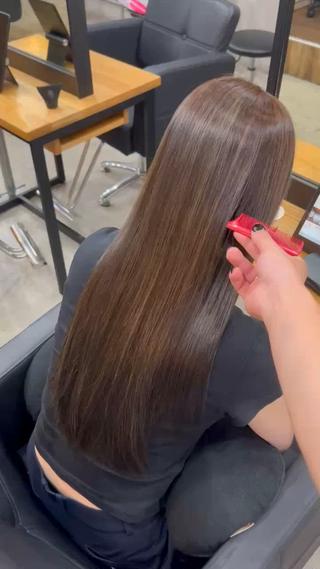 カラー siun.所属・春翔 艶/縮毛/ブリーチのヘアスタイル