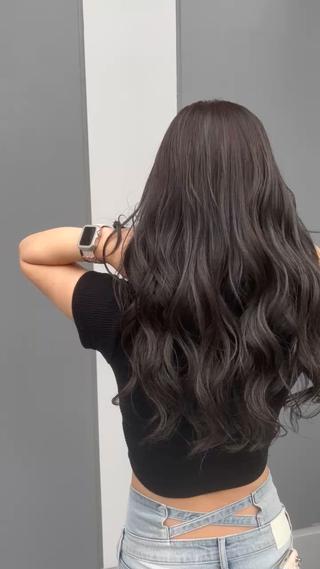 ロング カラー 海外風カラー enaのヘアスタイル