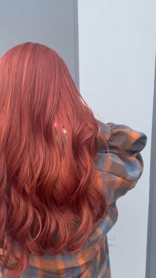 ロング カラー 海外風カラー enaのヘアスタイル