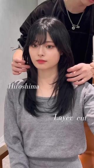 韓国風くびれレイヤーカットお任せください 
