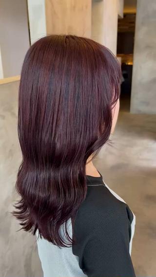 ロング カラー Salon de  COCO所属・Yuka /ツヤカラー✨のヘアスタイル