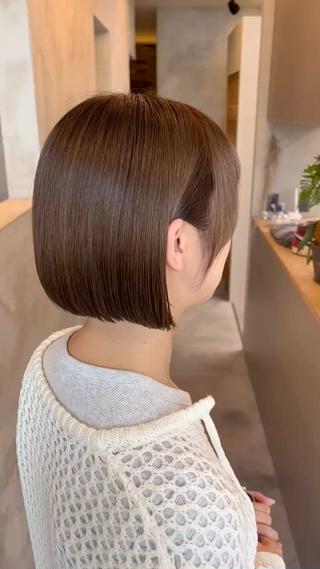 ショート カラー Salon de  COCO所属・Yuka /ツヤカラー✨のヘアスタイル